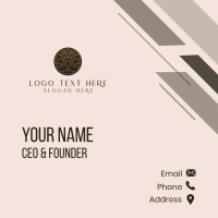 Nature Tree Wellness Business Card Design