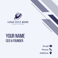 Fedora Fashion Milliner Business Card Design