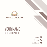 Chef Toque Culinary Business Card Design