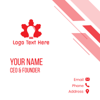 Canadian Light Bulb Business Card Design