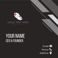 Flower Girl Sneakers  Business Card Design