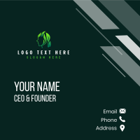 Human Leaves Wellness Business Card Design