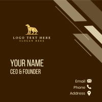 Wolf Animal Canine Business Card Design