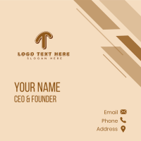 Business Boutique Letter T Business Card Design