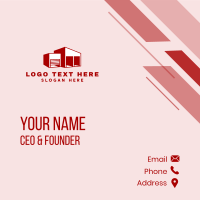 Storage Facility Warehouse Business Card Design