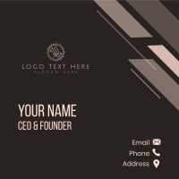 Candle Light Torch Business Card Design
