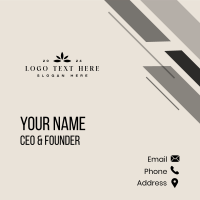 Garden Leaf Business Business Card Design