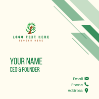 Natural Human Wellness Business Card Design