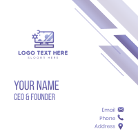 Technology Computer Repair Business Card Design