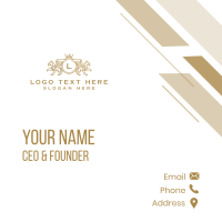 Griffin Luxury Wing Business Card Design