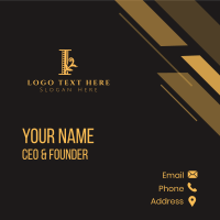 Luxury Jewelry Boutique Business Card Design