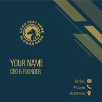 Horse Stallion Pony Business Card Design