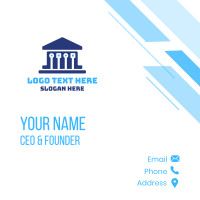 Digital Parthenon Business Card Design