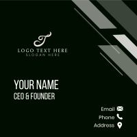 Elegant Fashion Boutique Business Card Design