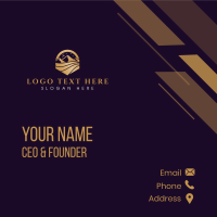 Adventure Desert Moon Business Card Design