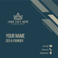 Crown Company Enterprise  Business Card Design