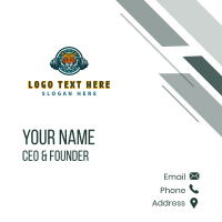 Fitness Tiger Training Business Card Design