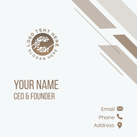 Tech Cryptocurrency Letter C Business Card Design