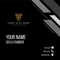 Butterfly Wings Key Business Card Design