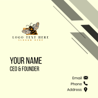 Honeybee Nebraska Insect Business Card Design