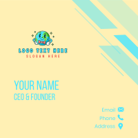 Planet Globe Organization Business Card Design