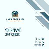 Crib Bed Furniture Business Card Design