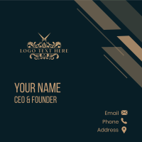 Beautician Hairdresser Salon Business Card Design