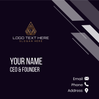 Triangle Digital Technology Business Card Design