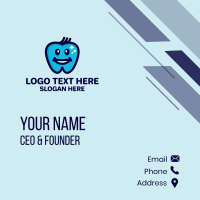 Happy Clean Tooth Business Card Design