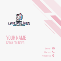 Pegasus Mythical Horse Business Card Design