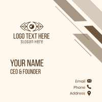 Brown Native Eye Business Card Design