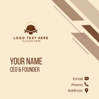 Chocolate Candy Dessert Business Card Design