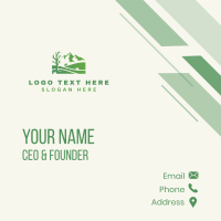 Nature Park Mountain Business Card Design