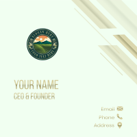 Agriculture Farm Field Business Card Design