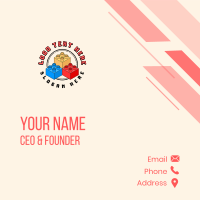 Nursery Lego Toy Business Card Design