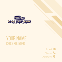 Automotive Car Mechanic Business Card Design