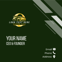 Car Luxury Detailing Business Card Design