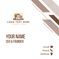 Contemporary Realty House Business Card Design