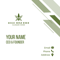 Butterfly Wing Weed Business Card Design