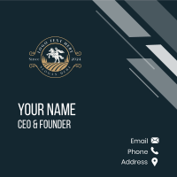 Medieval King Monarch Business Card Design