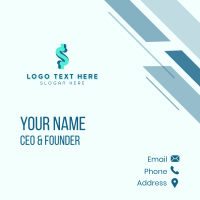 Business Agency Letter S Business Card Design