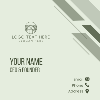 Black Ranch Farmhouse Business Card Design