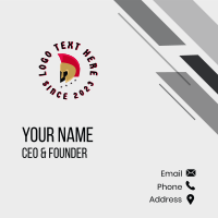 Spartan Fighter Helmet Business Card Design