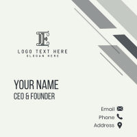 Boutique Interior Designer Business Card Design