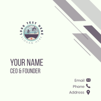 Seaside Beach Resort Business Card Design