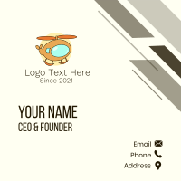 Flying Helicopter Toy Business Card Design