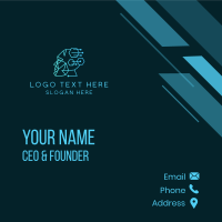 Cyber Artificial Intelligence Business Card Design