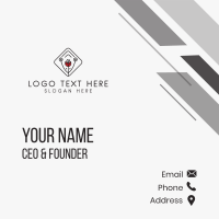 Lady Bug Cosmetic  Business Card Design