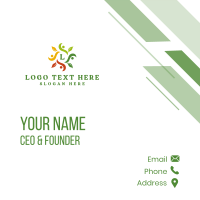 Nature People Community Business Card Design