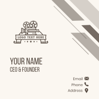 Movie Film Festival Business Card Design